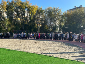 Утро лицеистов началось с тренировочной эвакуации.