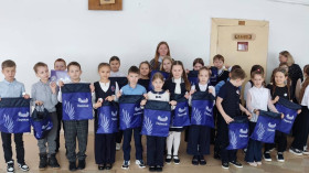 В Лицее прошла линейка, посвященная Орлятам России.