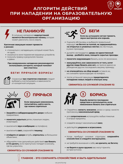 Что делать при нападении на школу.